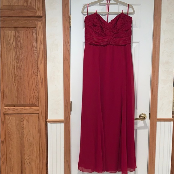 Floor Length Red Formal Gown - Picture 2 of 4
